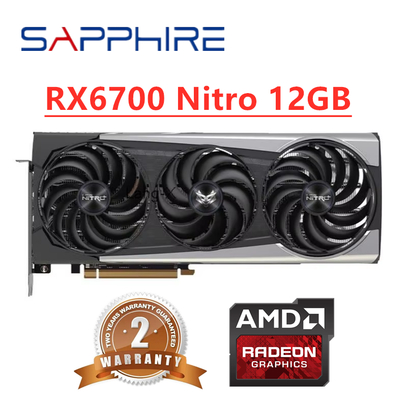 GPU Sapphire RX 6700 XT 6700XT - Rx 6700 Xt 12Gb Graphics Card recension och pris