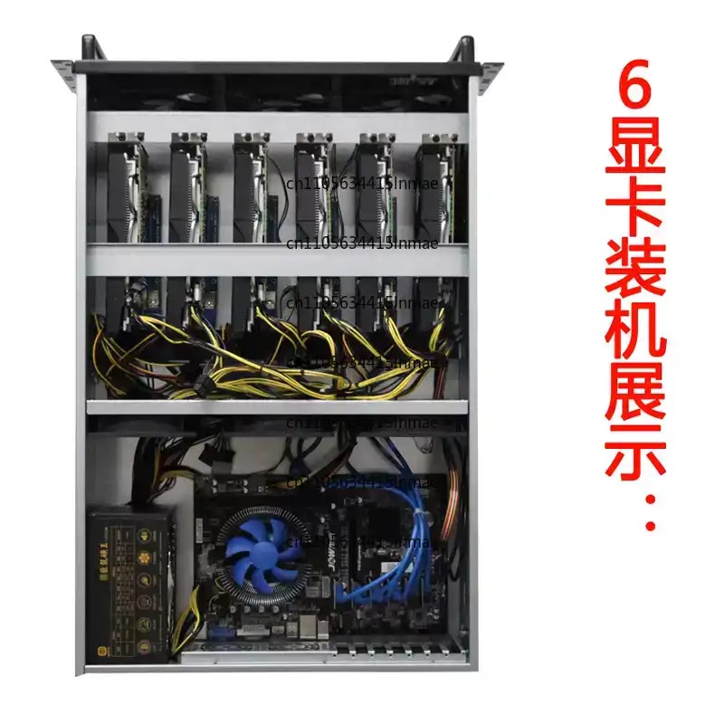 Control Computer Violent Fan 4 - 8 Gpu 4U Server Chassis recension och pris